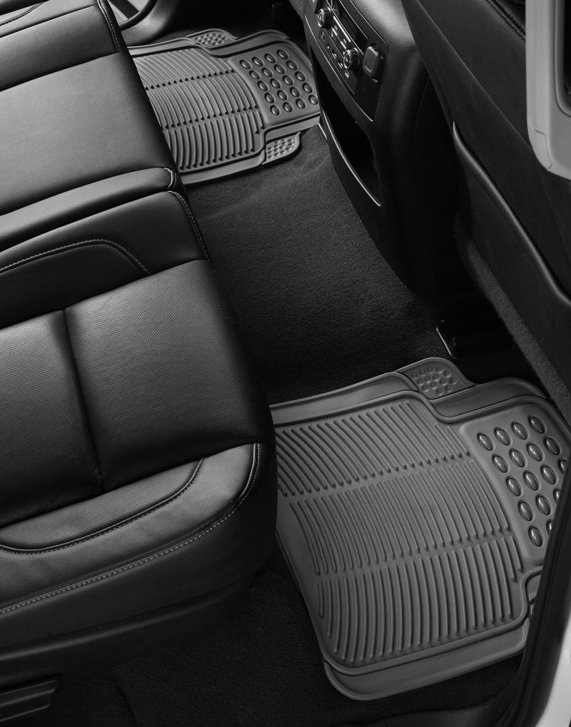 Swiss Drive All Weather Floor Mat 4 Piece Grey