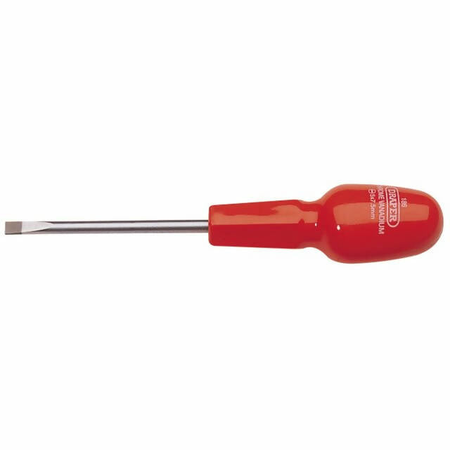 Draper Plain Slot Flared Tip Flat Head Cabinet Pattern Screwdriver