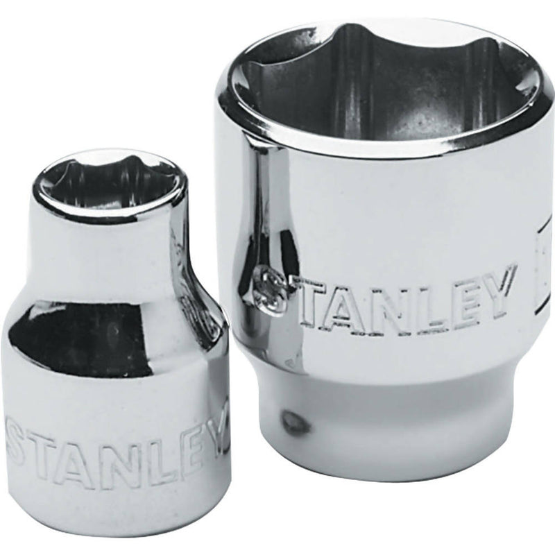 Stanley 3/8" Dr. 6 Point Metric Hexagonal Socket (MM)