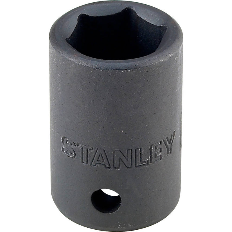 Stanley 1/2" Dr. 6 Point Metric Hexagonal Impact Socket (MM)