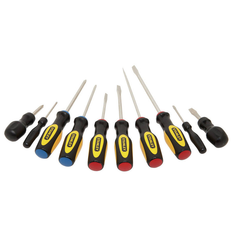 Stanley 10 Piece Basic Screwdriver Set