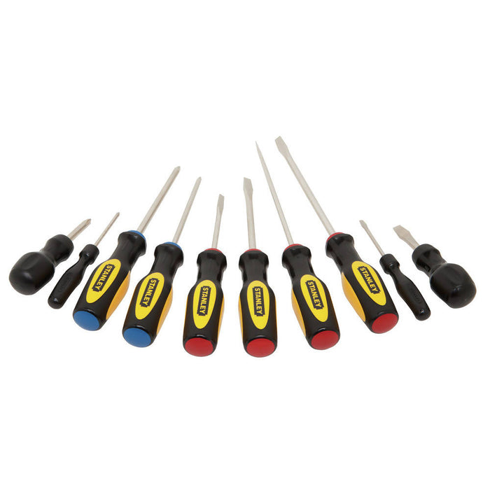 Stanley 10 Piece Basic Screwdriver Set — Automotive Art Guyana