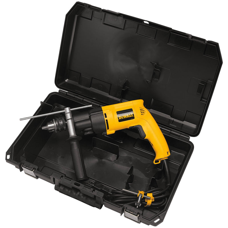 DeWalt 1/2" (13mm) VSR Dual Range Hammer Drill Kit - DW505K
