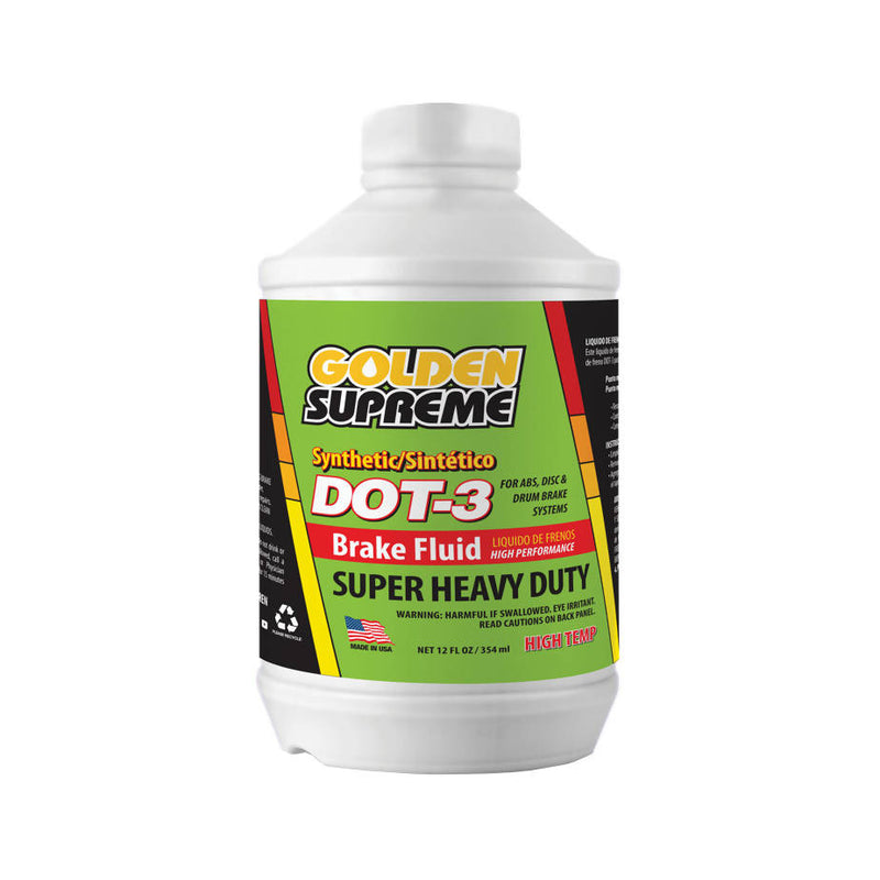 Golden Supreme Brake Fluid - 12 Oz