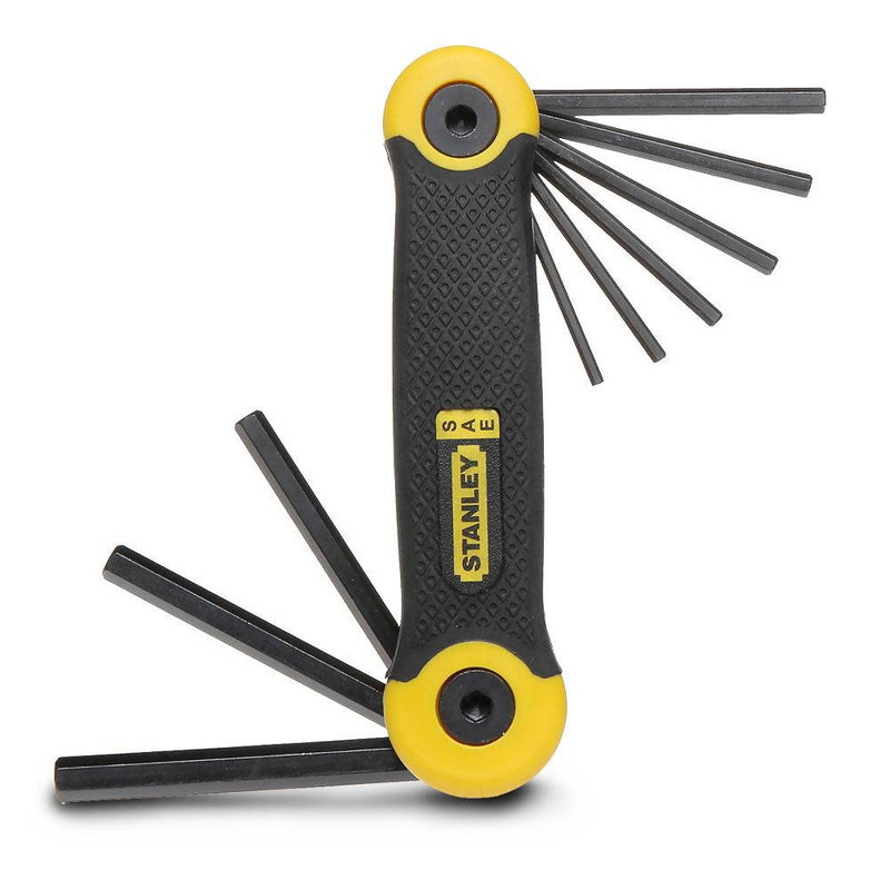 Stanley Set of Hexagonal Keys Pro W/ 9 Pieces (SAE)