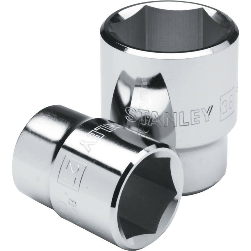 Stanley 3/4" Dr. 6 Point Metric Hexagonal Socket (MM)