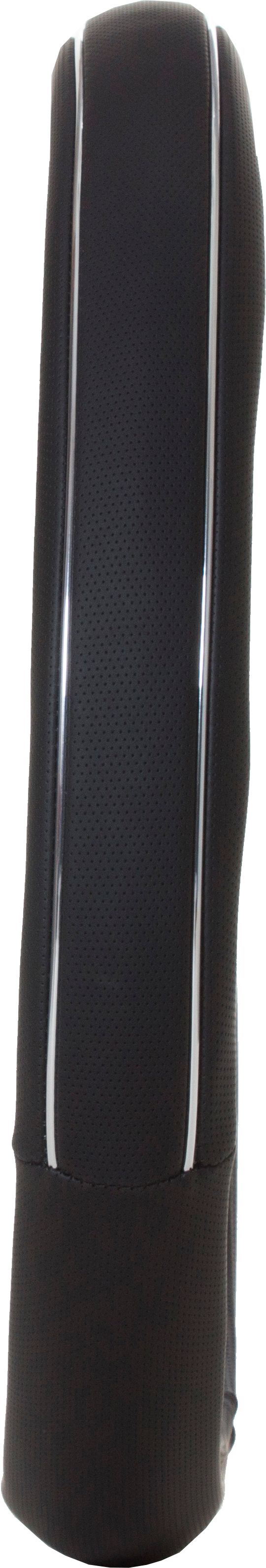 Swiss Drive Steering Wheel Cover Medium Black/Chrome