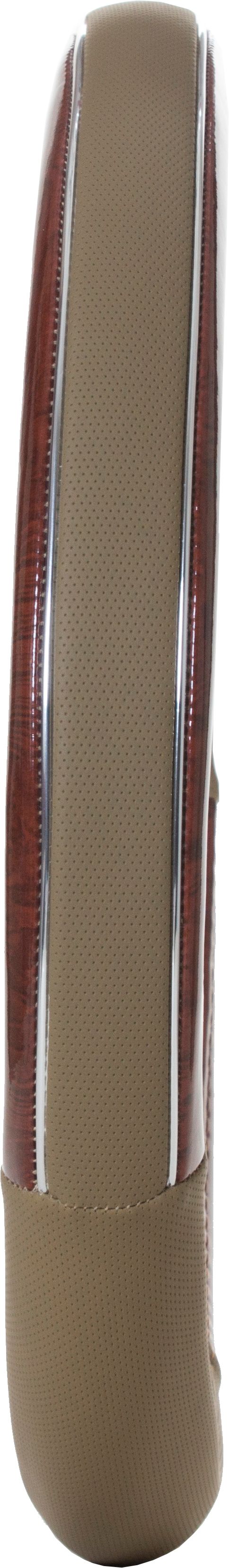 Swiss Drive Steering Wheel Cover Large Wood/Beige