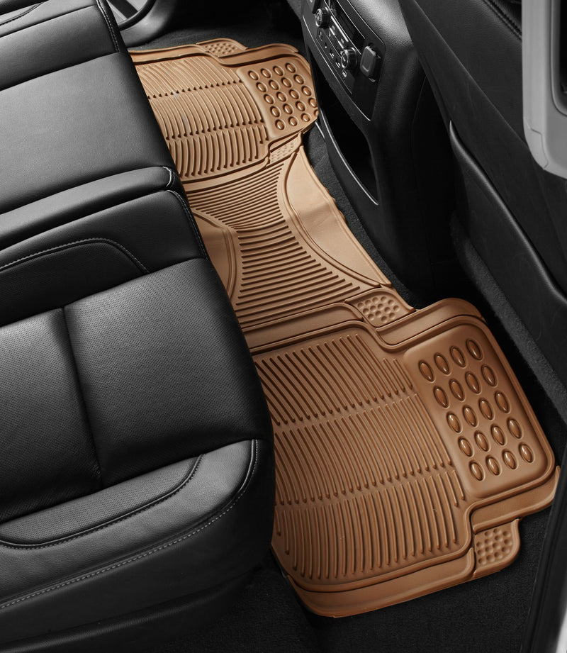 Swiss Drive All Weather Floor Mat 3 Piece Beige