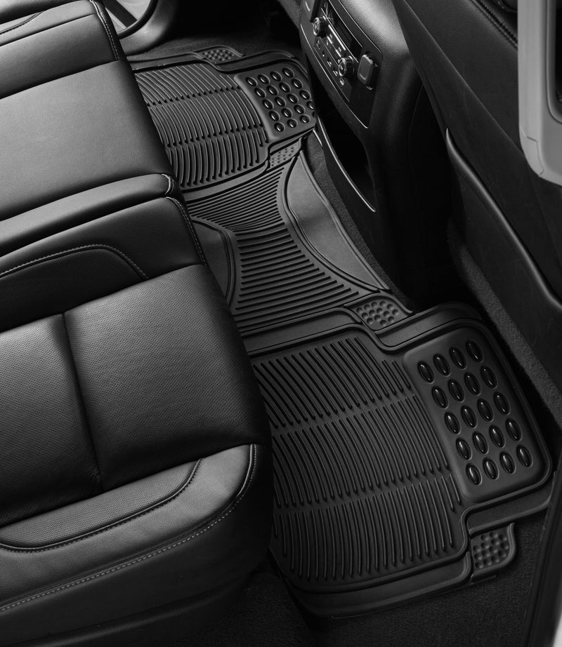 Swiss Drive All Weather Floor Mat 3 Piece Black