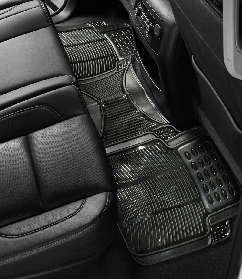 Swiss Drive All Weather Floor Mat 3 Piece Smoke