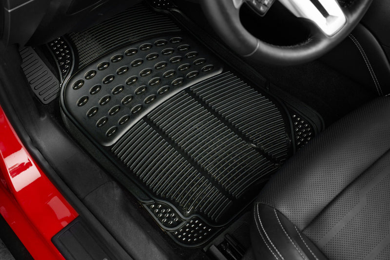 Swiss Drive All Weather Floor Mat 3 Piece Smoke
