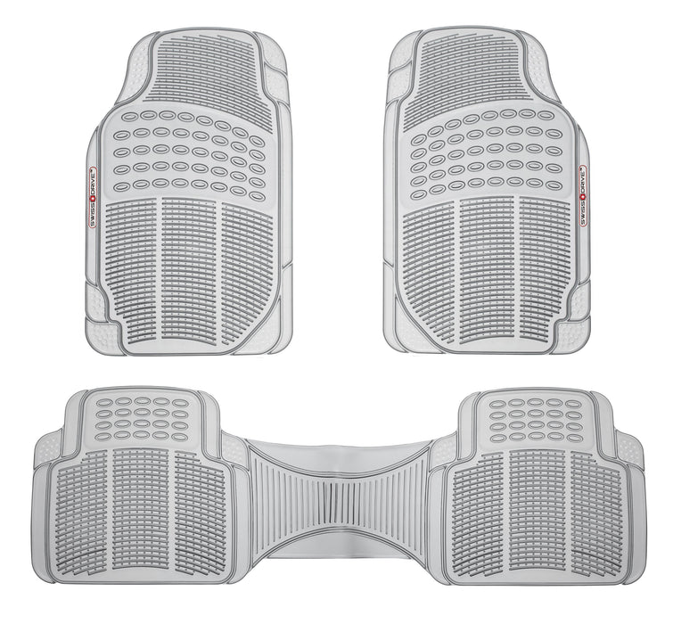 Swiss Drive All Weather Floor Mat 3 Piece Clear