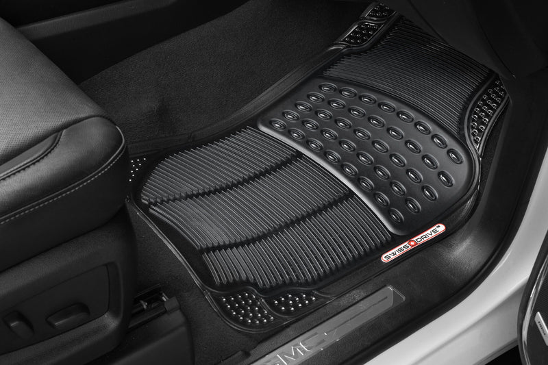 Swiss Drive All Weather Floor Mat 3 Piece Clear