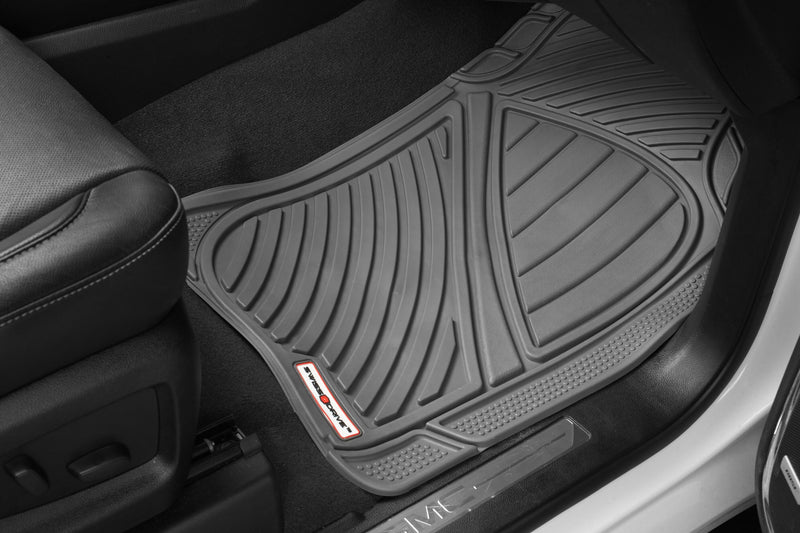 Swiss Drive All Weather Floor Mat 4 Piece Grey
