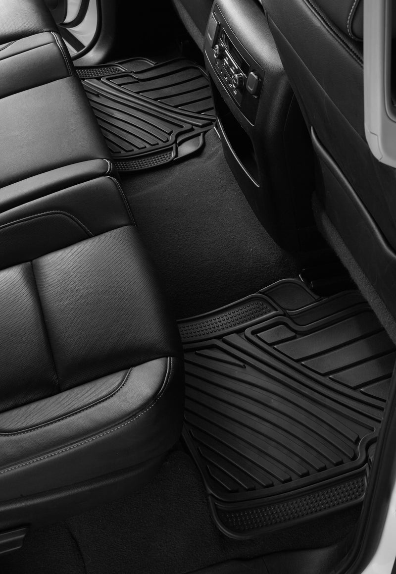 Swiss Drive All Weather Floor Mat 4 Piece Black
