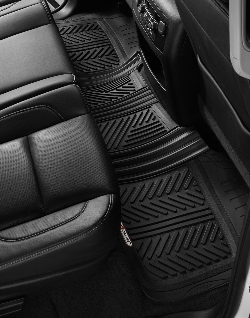 Swiss Drive All Weather Floor Mat 3 Piece Black