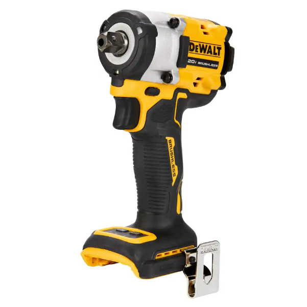 DeWalt ATOMIC™ 20V MAX* 1/2 in Cordless Impact Wrench With Detent Pin Anvil (Tool Only)