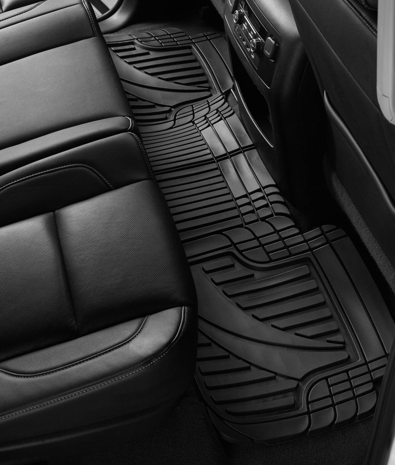 Swiss Drive All Weather Floor Mat 3 Piece Black