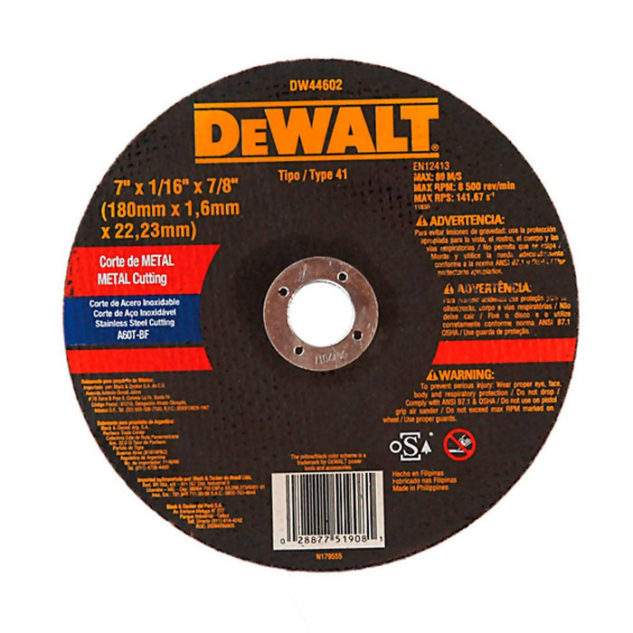 DeWalt High Performance Metal Cutting Disc