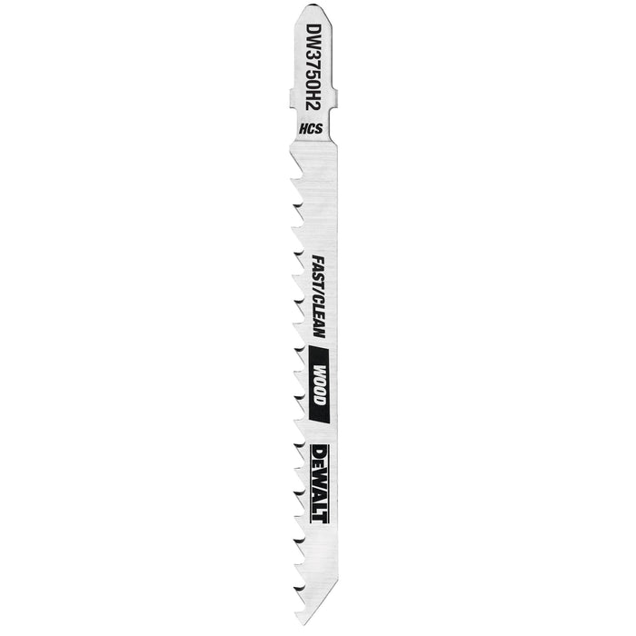DeWalt T Shank Aluminum/Fiberglass Cutting Jig Saw Blade - 4" x 8t/inch - 2Pcs