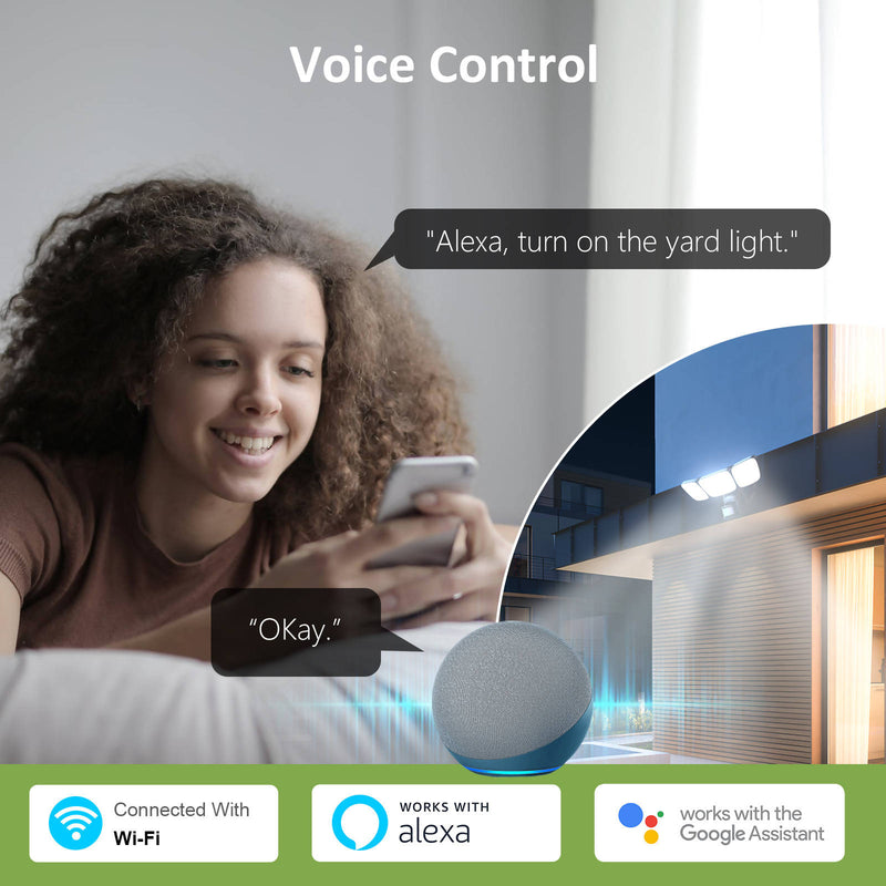 45W Wi-Fi Smart Motion Sensor Security Light