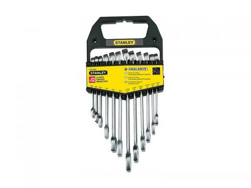 Stanley Metric Combination Wrench Set w/12Pcs, 7 Mm - 19 Mm (MM)