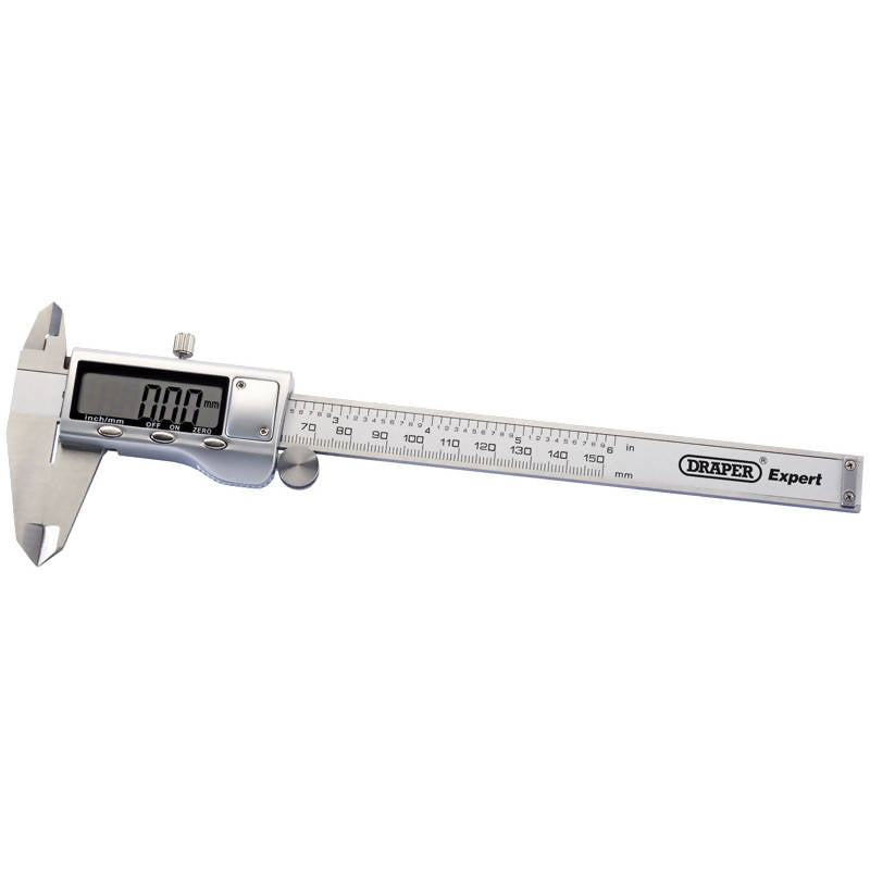 Draper Dual Reading Digital Vernier Caliper, 0 - 150mm