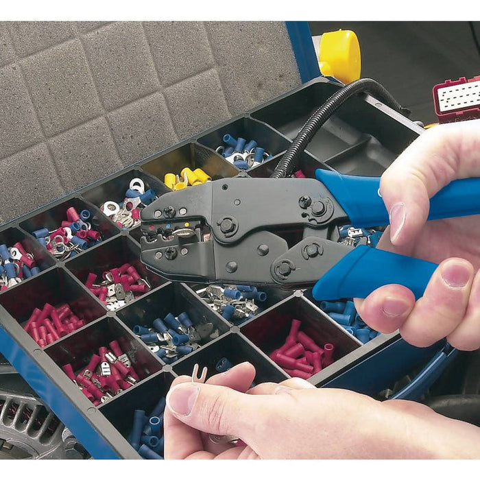 Draper Ratchet Crimping Tool And Terminal Kit, 220mm