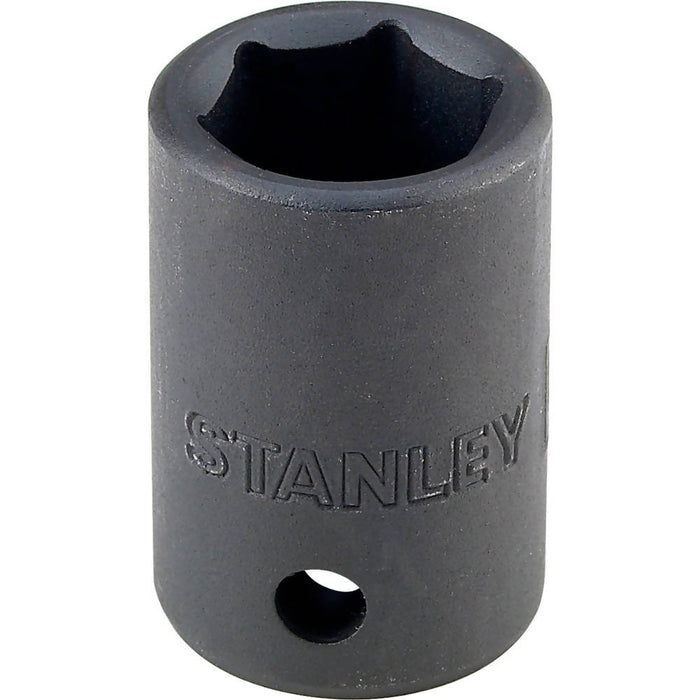 Stanley 1/2" Dr. 6 Point Imperial Hexagonal Impact Socket (SAE)