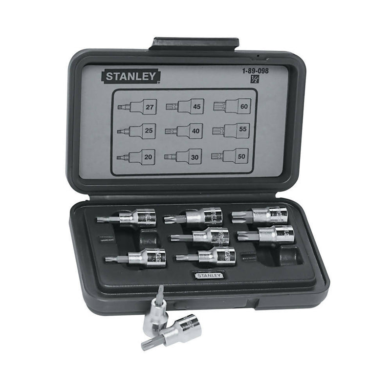 Stanley 1/2" Dr. Torx Wrenches - 9 Pieces
