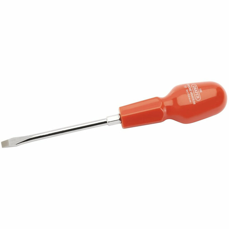 Draper Plain Slot Flared Tip Flat Head Cabinet Pattern Screwdriver