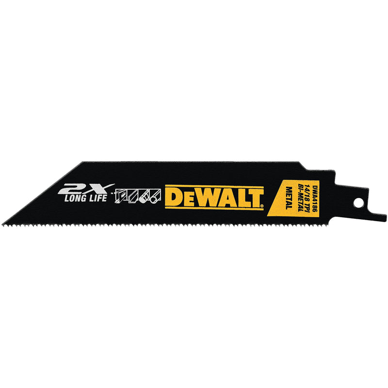 DeWalt 2X Long Life Metal Cutting Reciprocating Saw Blade (5 Pcs)