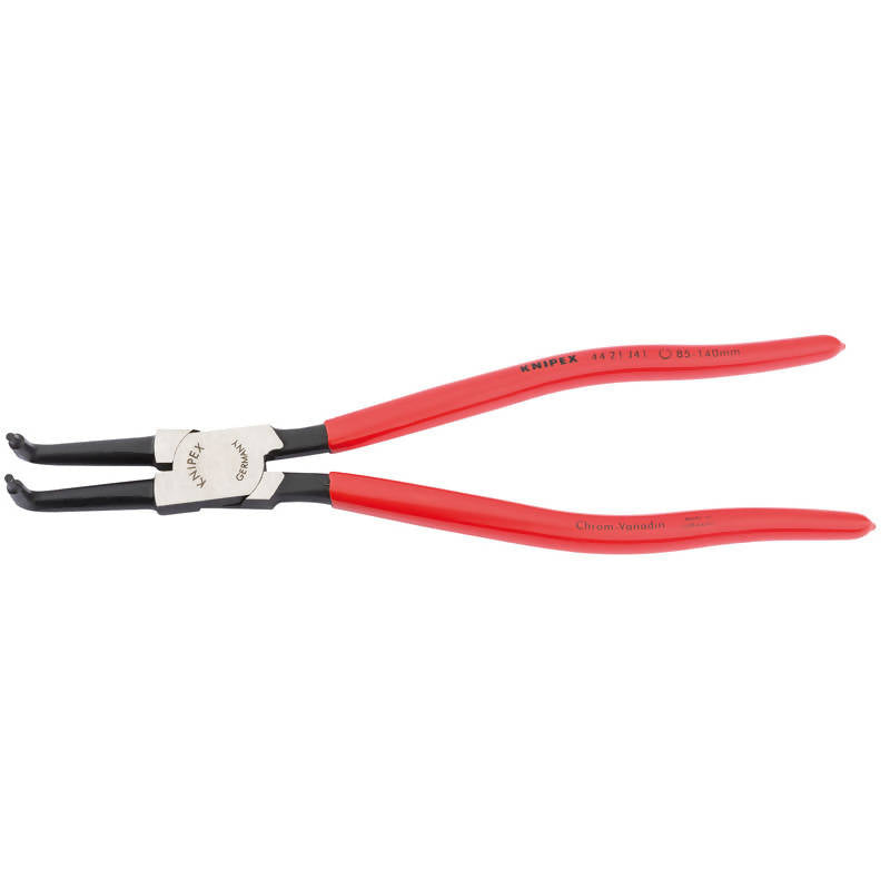 Draper Knipex 44 21 J41 J41 90° Bent Internal Circlip Pliers, 85 - 140mm