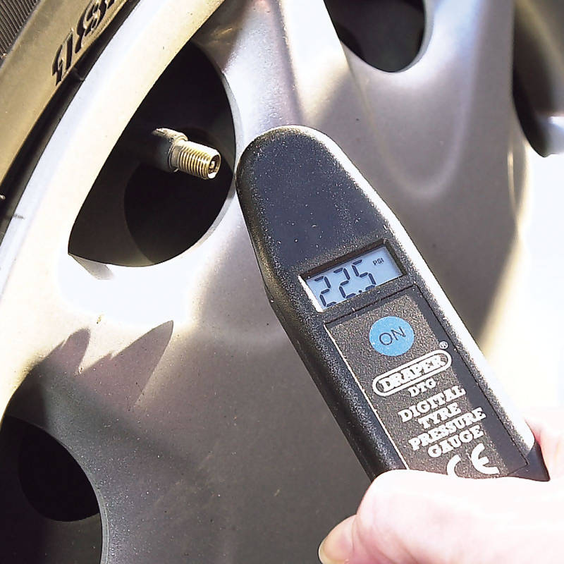 Draper Digital Tyre Pressure Reader - 01071