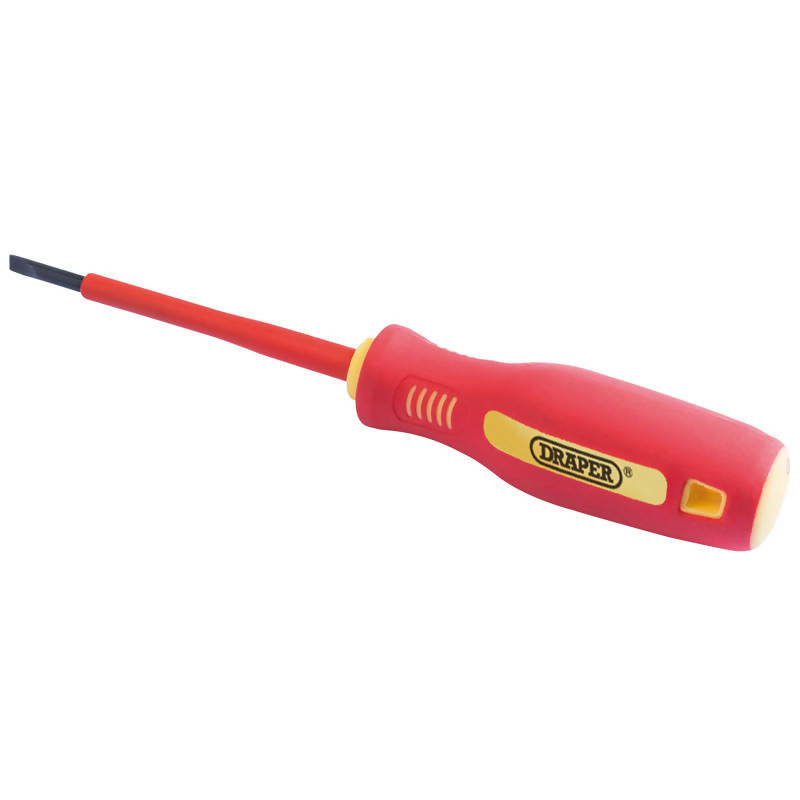 Draper Fully Insulated Plain Slot Flat Head Screwdriver