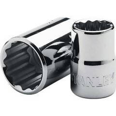 Stanley 1/2" Dr. 12 Point Imperial Hexagonal Socket (SAE)
