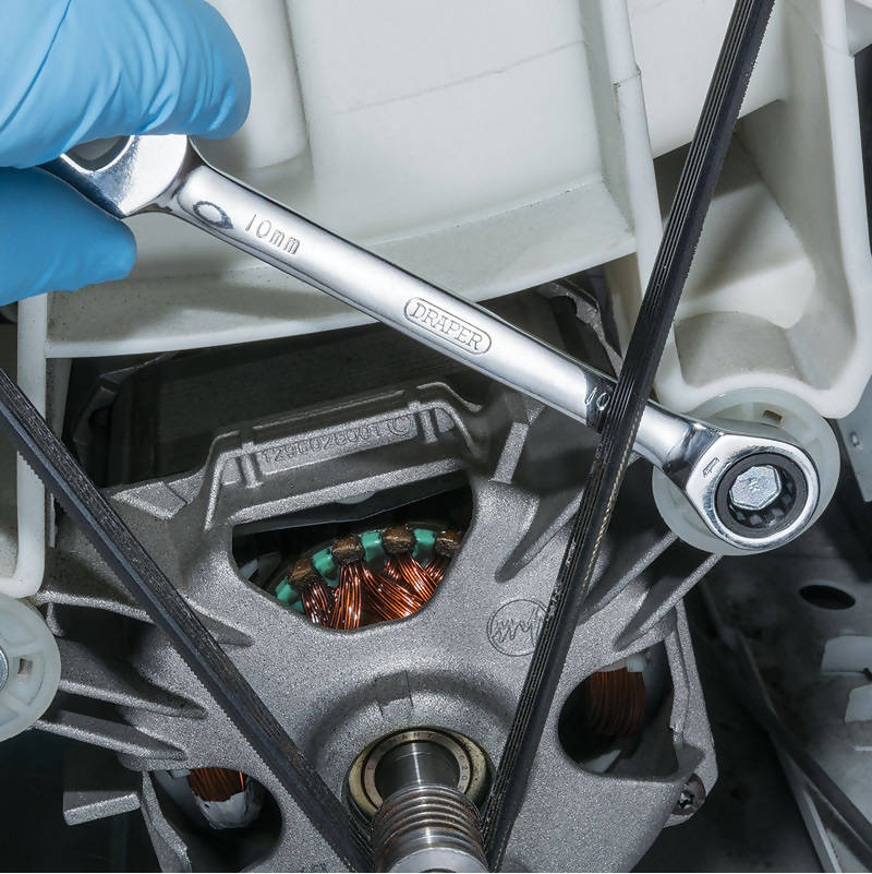 Draper HI-TORQ® Metric Ratcheting Combination Spanner Set (7 Piece)