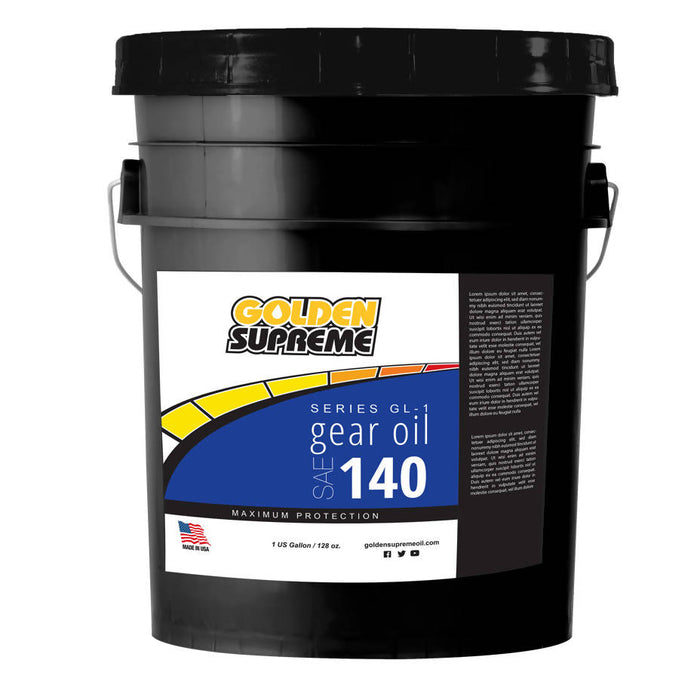 Golden Supreme Gear Oil SAE 140 - 1 Pail