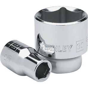 Stanley 1/2" Dr. 6 Point Imperial Hexagonal Socket (SAE)
