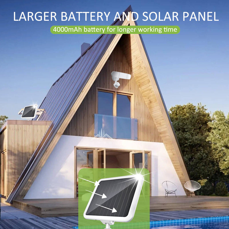 Solar Powered Tunable White Motion Sensor Security Light