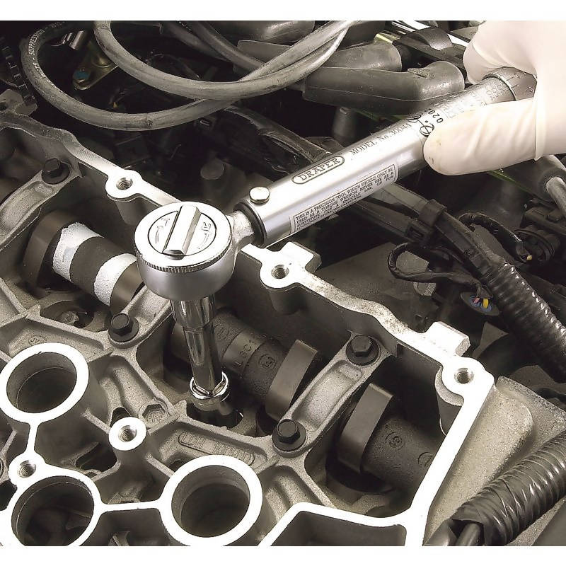 Draper Ratchet Torque Wrench, 3/8" Sq. Dr., 10 - 80Nm (Display Packed)