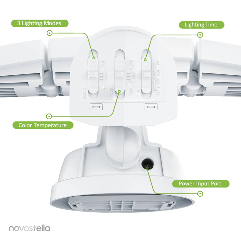 Solar Powered Tunable White Motion Sensor Security Light