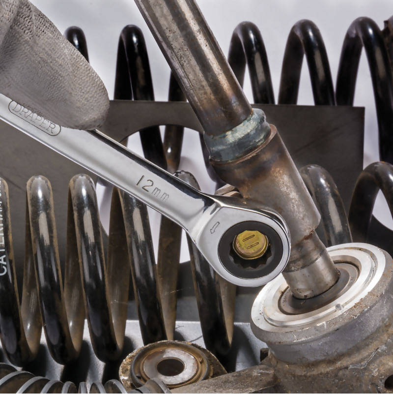 Draper HI-TORQ® Metric Ratcheting Combination Spanner Set (7 Piece)