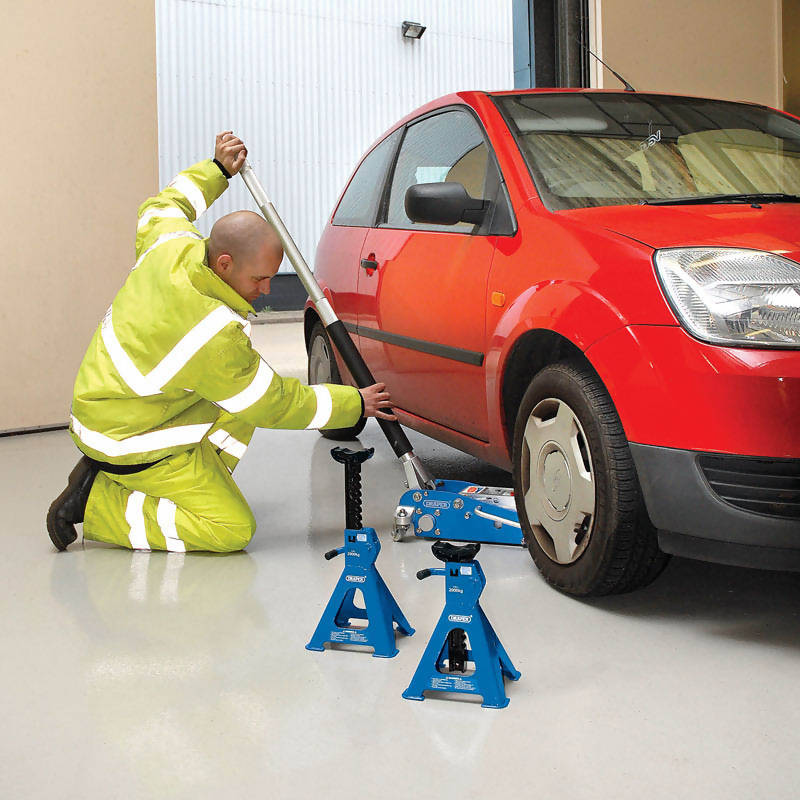Draper Ratcheting Axle Stands, 2 Tonne (Pair)