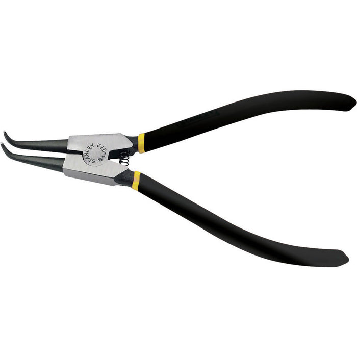 Stanley 7" Curved Nose Pliers For External Rings (178 Mm)