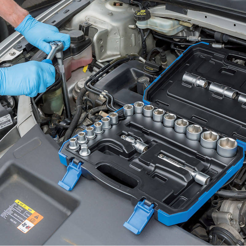 Draper 1/2" Dr. Metric Socket Set - 24 Pieces (MM)