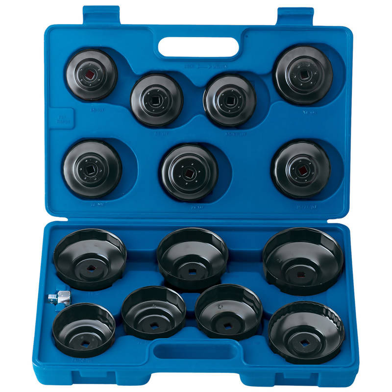 Draper 3/8" Dr. Oil Filter Cup Socket Set - 15 Pieces
