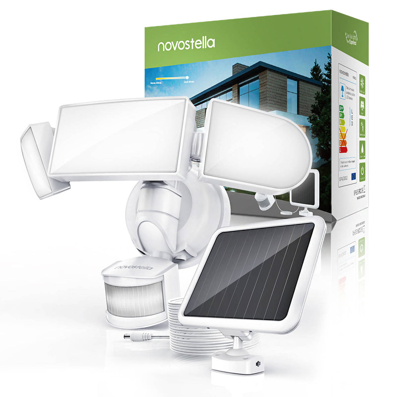 Solar Powered Tunable White Motion Sensor Security Light