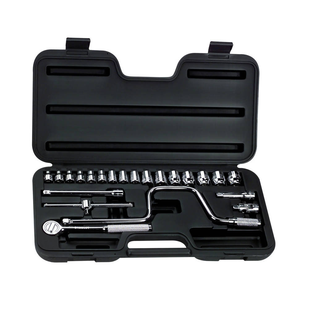 Stanley 3/8" Dr. Imperial Hexagonal Socket Set 20 Pieces (SAE) — Automotive Art Guyana